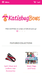 Mobile Screenshot of katiebugbows.com